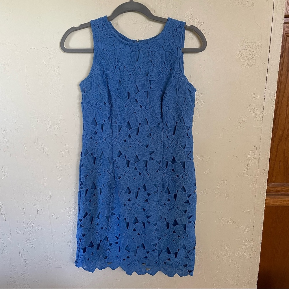 Ann Taylor Lace Overlay Dress